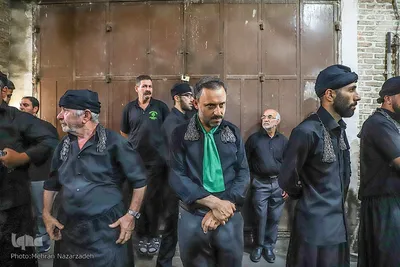 عزاداری عاشورا در بازار تبریز‎