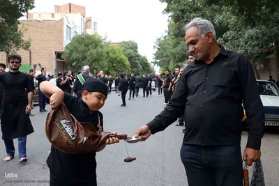 نمایش خیمه سوزان و حرکت نمادین کاروان اسرای کربلا – شهرستان اهر
