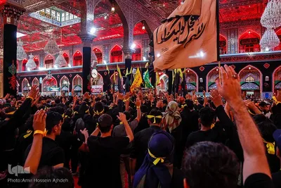 لحظه‌های دلتنگی در آستان حسینی