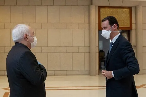 Zarif, Beşar Esad ile bir araya geldi
