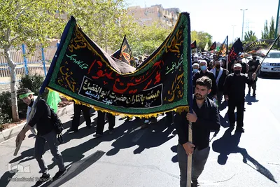 پیاده روی جا ماندگان اربعین در تبریز