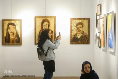 افتتاح نمایشگاه آثار هنری قربانیان اسید پاشی