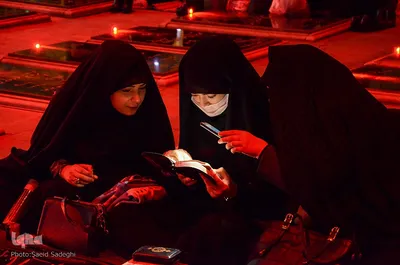 مراسم پرفیض شب ۱۹رمضان، در گلزار شهدای وادی رحمت