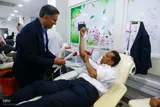 بازدید رئیس سازمان انتقال خون از مرکز وصال