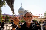 عزاداری هیئت عشایر قشقایی در حرم شاهچراغ(ع)