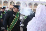 گل آرایی و گل باران مضجع شریف حضرت شاهچراغ(ع)‎‎