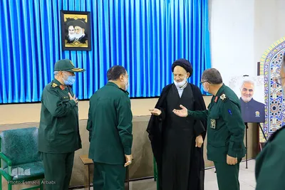 دیدار جانشین فرمانده کل سپاه پاسداران با حجت‌الاسلام عبادی
