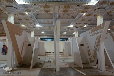 آماده سازی نمایشگاه بین المللی قرآن