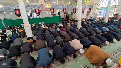 اقامه نماز جمعه بخش نیاسر شهرستان کاشان