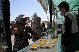 زائران پیاده امام رضا(ع)