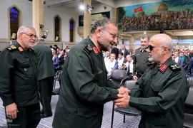 دیدار دست‌اندرکاران دومین کنگره ۲۴ هزار شهید استان خوزستان بار هبر معظم انقلاب