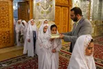 جشن تکلیف دختران در حرم شاهچراغ(ع)‎