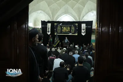 سوگ رضوی در حرم مطهر امامزاده علی بن جعفر(ع) قم