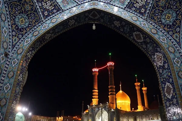 برگزاری مراسم شهادت امام باقر(ع) در حرم کریمه اهل‌بیت(س)