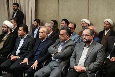 دیدار هزاران نفر از دانشجویان سراسر کشور با رهبر معظم انقلاب