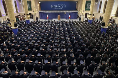 دیدار جمعی از فرماندهان نیروی هوایی با مقام معظم رهبری