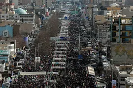 جشن پیروزی انقلاب اسلامی در میدان آزادی