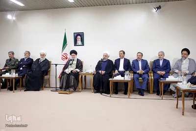 دیدار رئیس‌جمهور و اعضای هیأت دولت