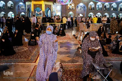 آذین بندی حرم مطهر رضوی در آستانه میلاد