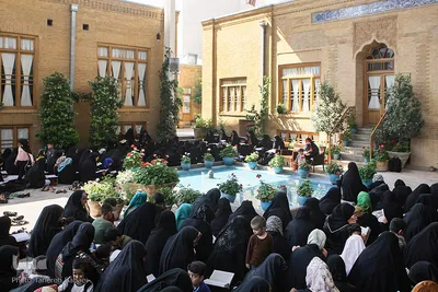 مراسم جزء‌خوانی در خانه موزه شهید مدرس