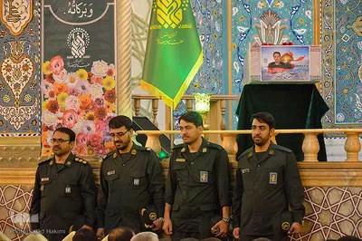 وداع با پیکر شهید جلالی نسب