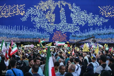 خروش غدیری مردم ایران؛ این بار برای فتح خیبر زمان-۲