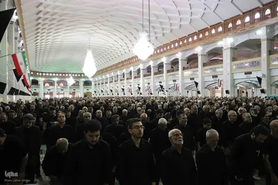 حضور رییس جمهور دکتر پزشکیان در نماز ظهر عاشورا در تبریز