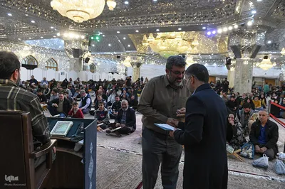 تلاوت ۴ قاری قرآن در محفل آستان عبدالعظیم(ع)