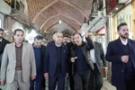 استاندار آذربایجان شرقی در قلب بازار تبریز