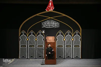 مراسم عزاداری شب عاشورای حسینی در حسینیه امام خمینی(ره)
