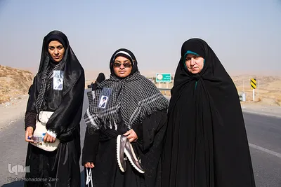 زائران پیاده امام رضا (ع)