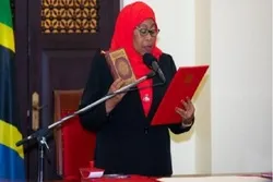Samia Suluhu aapishwa kuwa rais wa Tanzania