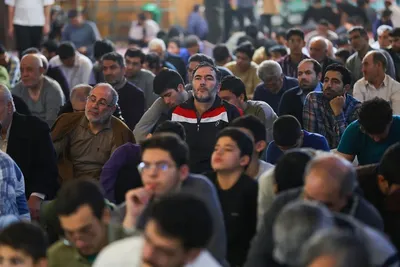 مراسم معنوی اعتکاف در مسجد جامع تبریز