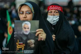 بزرگداشت شهادت سردار سلیمانی در مصلی تهران