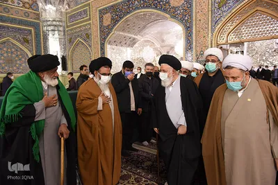 مراسم بزرگداشت آیت‌الله گرایلی در حرم رضوی