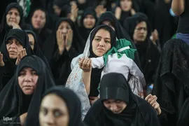 مراسم شیرخوارگان حسینی در حرم عبدالعظیم حسنی
