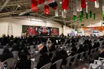 مراسم چهلم شهدای حوادث دی‌ماه در گلستان شهدای اصفهان