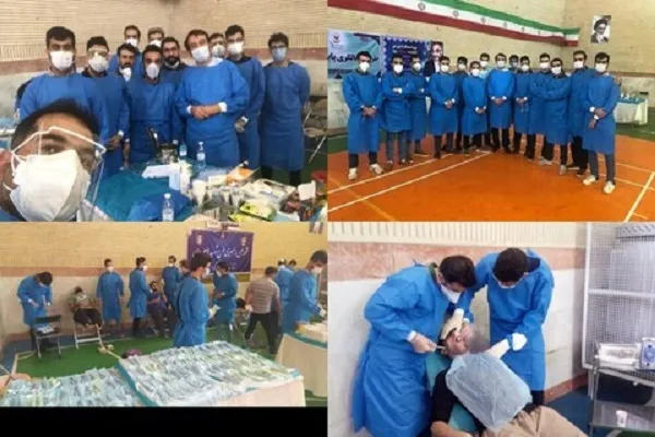 اعزام گروه جهادی دانشگاه علوم پزشکی کردستان به زندان مرکزی سنندج