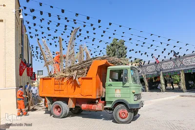آماده سازی مواکب در بین‌الحرمین شیراز جهت مراسم اربعین