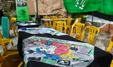 برپایی موکب «شهدای دانشجومعلم» در میدان شهرداری بروجن