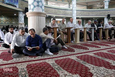 محفل انس با قرآن در مسجد جامع المهدی قزوین