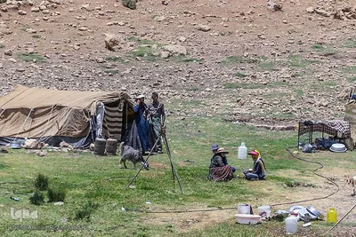 بازدید میدانی از منطقه عشایری کمهر سپیدان استان فارس‎‎