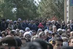 آیین تشییع و خاکسپاری پیکر مرحوم آیت‌الله شوشتری