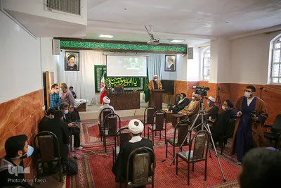 آیین عمامه گذاری طلاب حوزه علمیه منصوریه شیراز