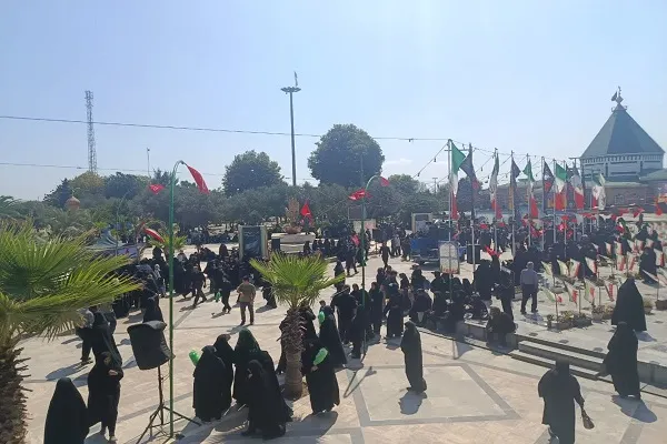 راه پیمایی جاماندگان اربعین حسینی در بابلسر