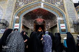 حرم حضرت علی(ع) میعادگاه راهپیمایان اربعین حسینی
