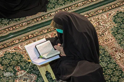 مراسم جز خوانی در حرم حضرت عبدالعظیم حسنی