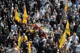 تشیع پیکر مطهر سردار شهید «سیداحمد قریشی» از جانبازان هشت سال دفاع مقدس در کرج