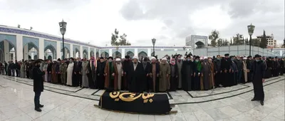 Damaskus nimmt Abschied von Allamah Sayyid Hussein Ali al-Raja