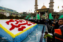 تعویض پرچم حرم حضرت عبدالعظیم(ع)